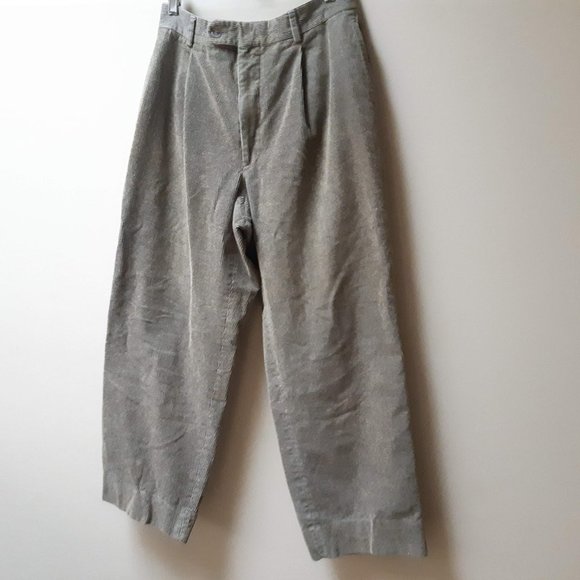 vintage sage green corduroy trousers - Picture 2 of 6